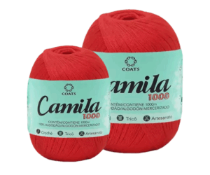 CAMILA 1000 4430 LINHA CROCHE - KIT COM 2 NOVELOS