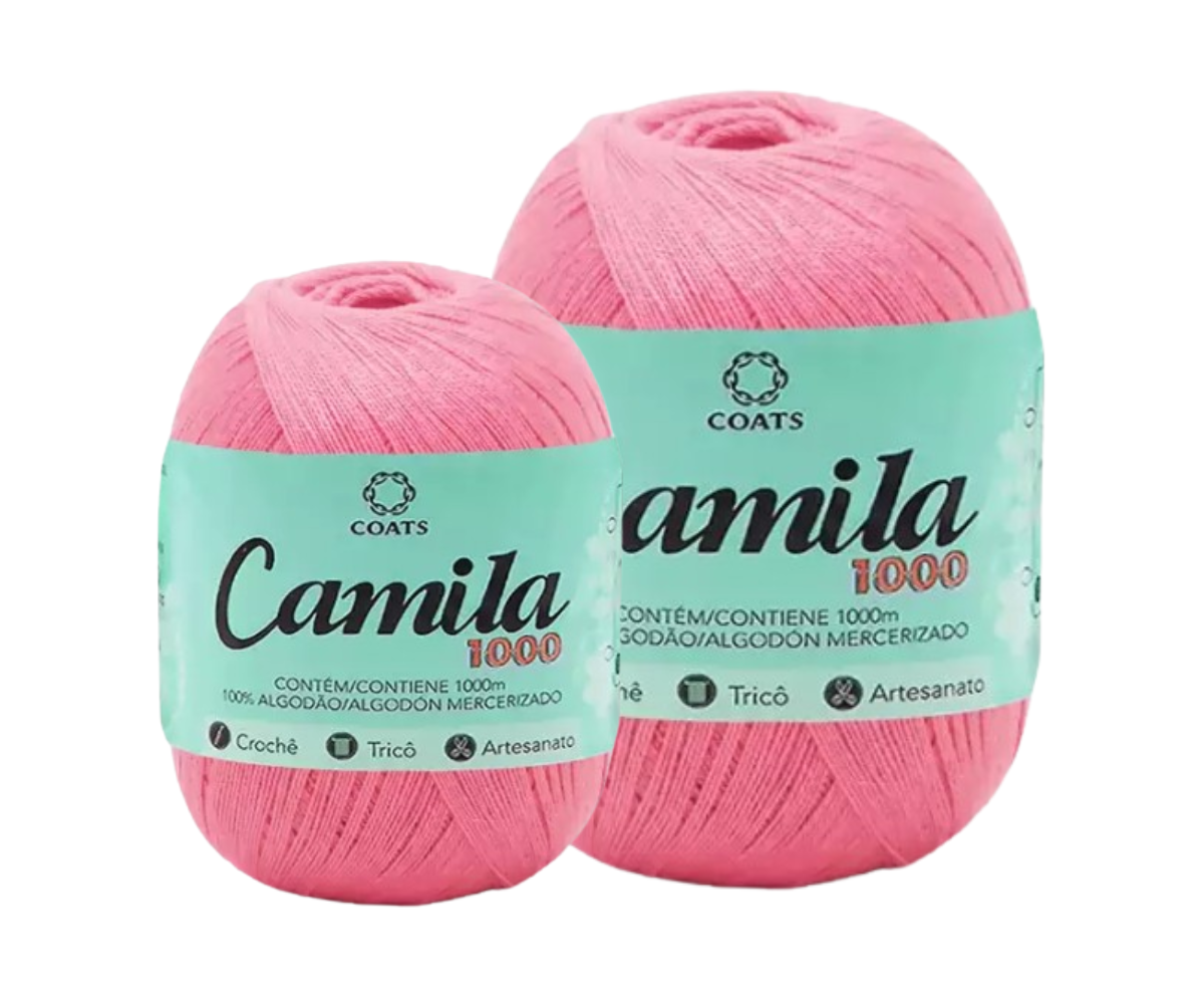 CAMILA 1000 4430 LINHA CROCHE – KIT COM 2 NOVELOS CAMILA 1000 4430 LINHA CROCHE - KIT COM 2 NOVELOS
