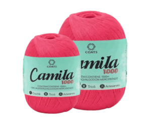 CAMILA 1000 4430 LINHA CROCHE - KIT COM 2 NOVELOS