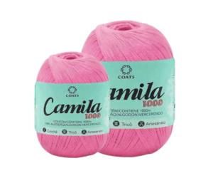CAMILA 1000 4430 LINHA CROCHE - KIT COM 2 NOVELOS