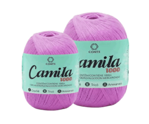 CAMILA 1000 4430 LINHA CROCHE - KIT COM 2 NOVELOS