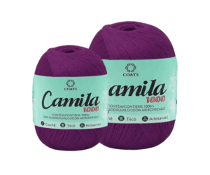 CAMILA 1000 4430 LINHA CROCHE - KIT COM 2 NOVELOS
