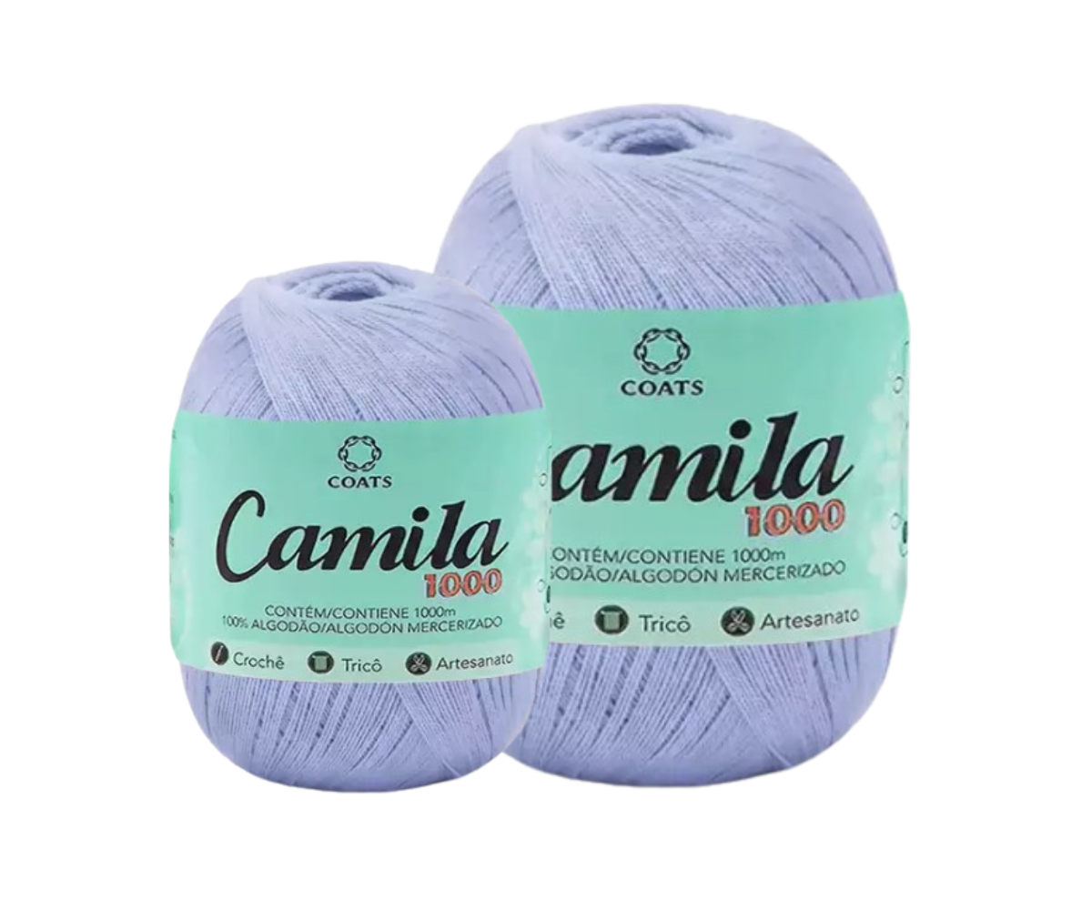 CAMILA 1000 4430 LINHA CROCHE – KIT COM 2 NOVELOS CAMILA 1000 4430 LINHA CROCHE - KIT COM 2 NOVELOS