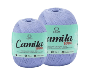 CAMILA 1000 4430 LINHA CROCHE - KIT COM 2 NOVELOS