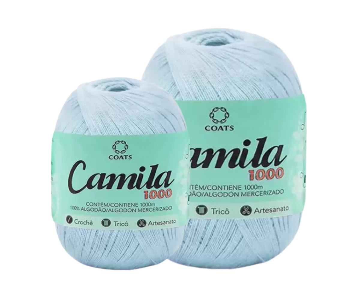 CAMILA 1000 4430 LINHA CROCHE – KIT COM 2 NOVELOS CAMILA 1000 4430 LINHA CROCHE - KIT COM 2 NOVELOS