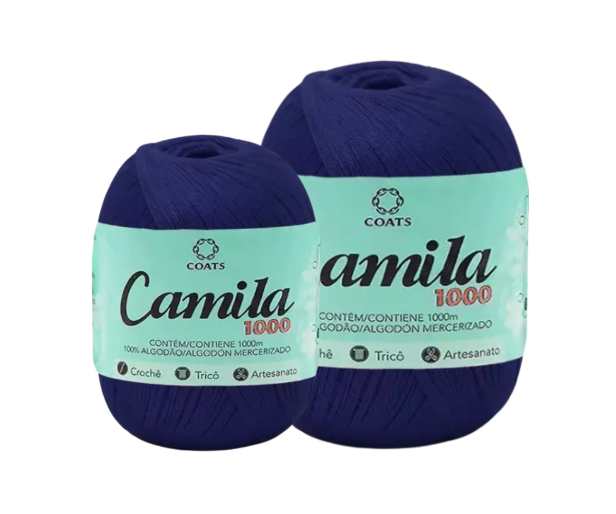 CAMILA 1000 4430 LINHA CROCHE – KIT COM 2 NOVELOS CAMILA 1000 4430 LINHA CROCHE - KIT COM 2 NOVELOS