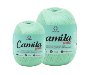 CAMILA 1000 4430 LINHA CROCHE - KIT COM 2 NOVELOS