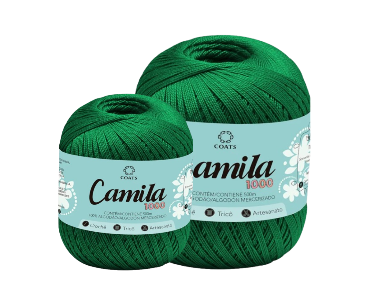 CAMILA 1000 4430 LINHA CROCHE – KIT COM 2 NOVELOS CAMILA 1000 4430 LINHA CROCHE - KIT COM 2 NOVELOS