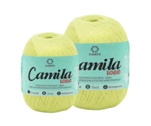 CAMILA 1000 4430 LINHA CROCHE - KIT COM 2 NOVELOS