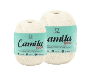 CAMILA 1000 4430 LINHA CROCHE - KIT COM 2 NOVELOS