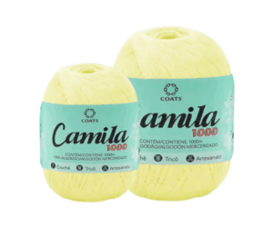 CAMILA 1000 4430 LINHA CROCHE - KIT COM 2 NOVELOS