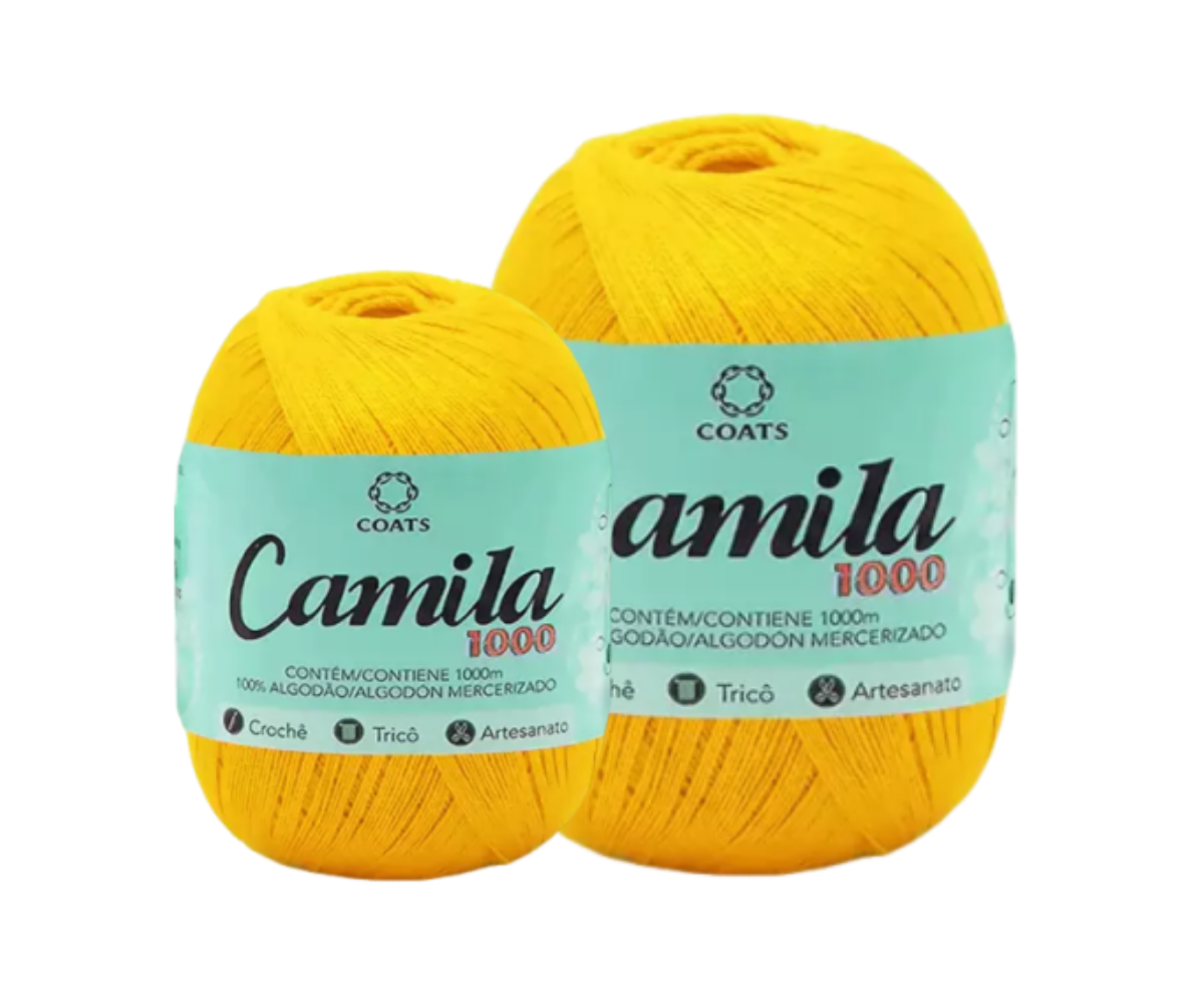 CAMILA 1000 4430 LINHA CROCHE – KIT COM 2 NOVELOS CAMILA 1000 4430 LINHA CROCHE - KIT COM 2 NOVELOS