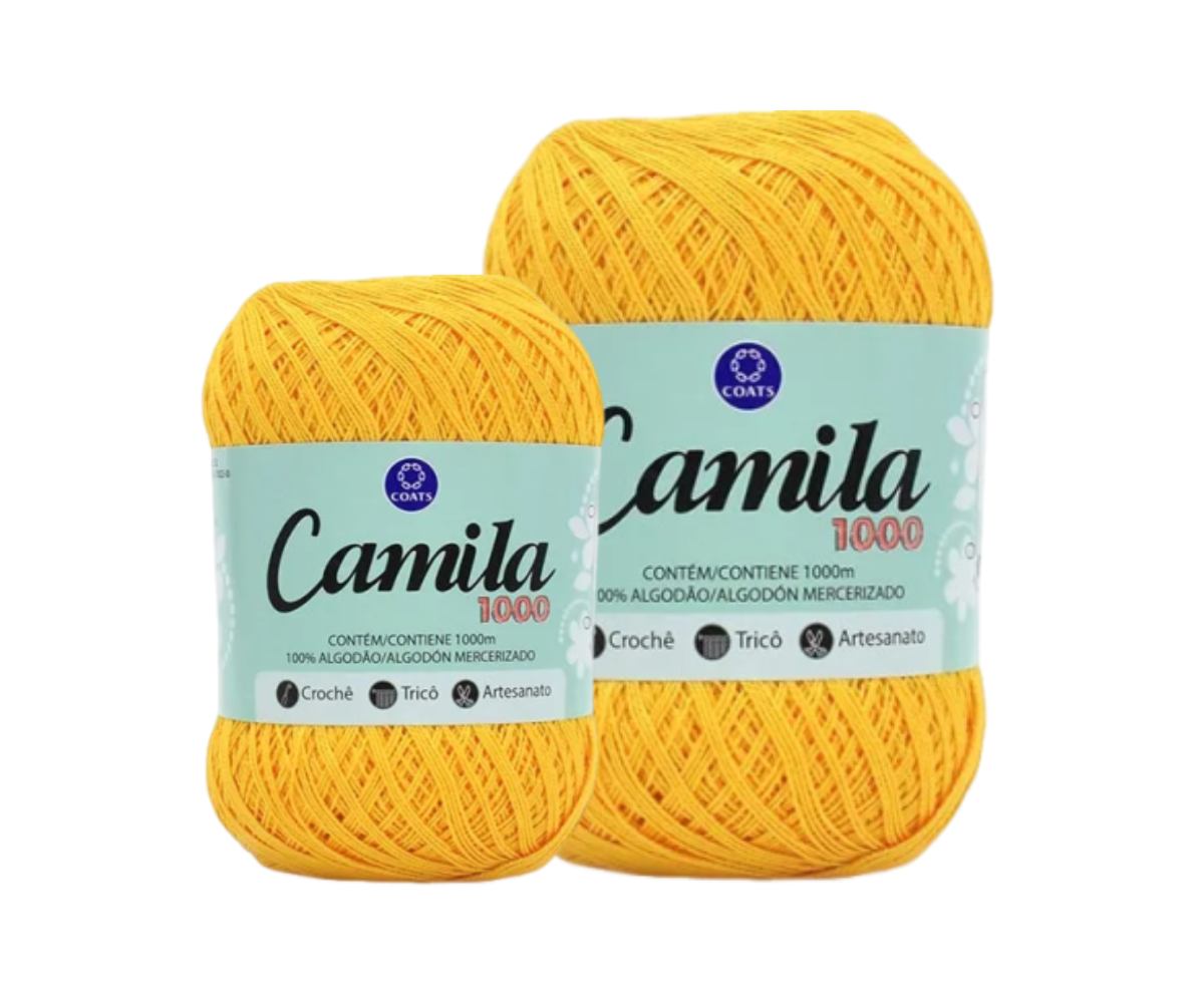 CAMILA 1000 4430 LINHA CROCHE – KIT COM 2 NOVELOS CAMILA 1000 4430 LINHA CROCHE - KIT COM 2 NOVELOS