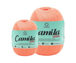 CAMILA 1000 4430 LINHA CROCHE - KIT COM 2 NOVELOS