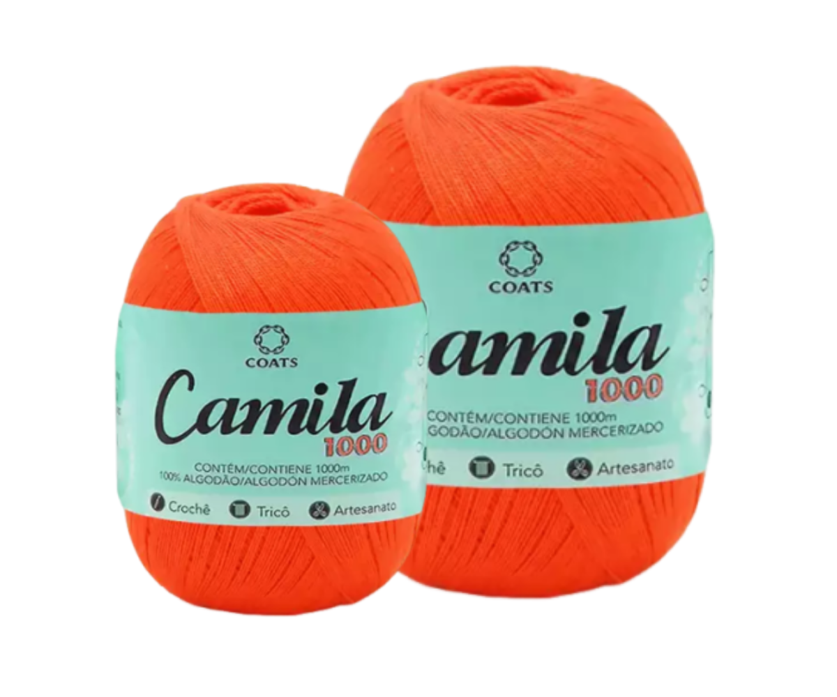 CAMILA 1000 4430 LINHA CROCHE – KIT COM 2 NOVELOS CAMILA 1000 4430 LINHA CROCHE - KIT COM 2 NOVELOS