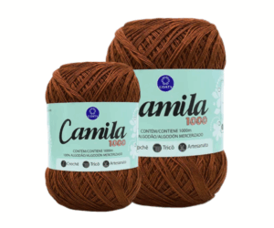 CAMILA 1000 4430 LINHA CROCHE - KIT COM 2 NOVELOS