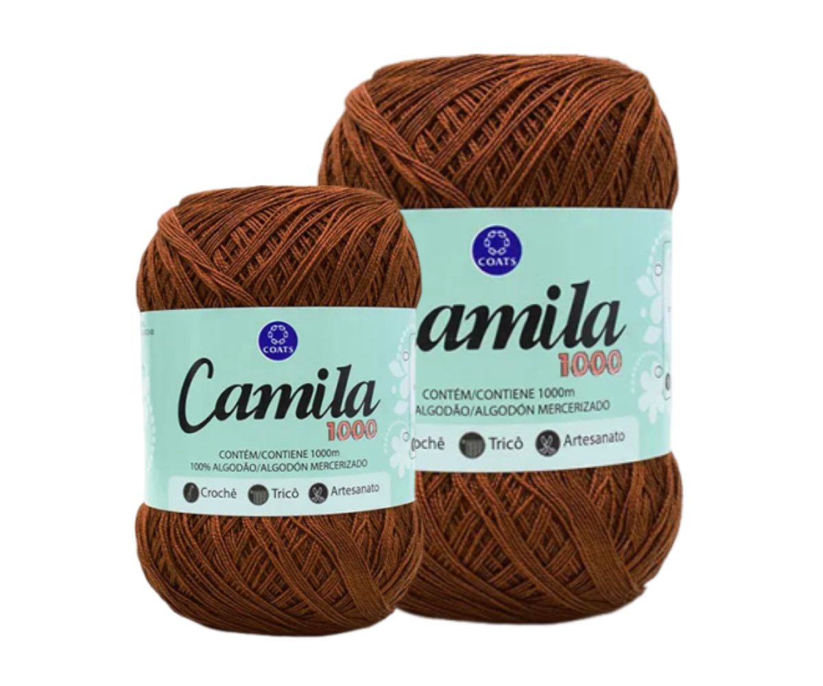 CAMILA 1000 4430 LINHA CROCHE – KIT COM 2 NOVELOS CAMILA 1000 4430 LINHA CROCHE - KIT COM 2 NOVELOS