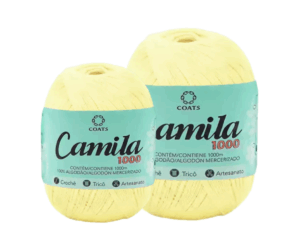 CAMILA 1000 4430 LINHA CROCHE - KIT COM 2 NOVELOS