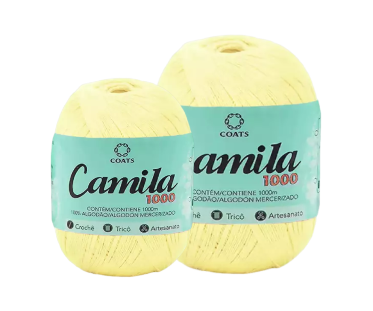 CAMILA 1000 4430 LINHA CROCHE – KIT COM 2 NOVELOS CAMILA 1000 4430 LINHA CROCHE - KIT COM 2 NOVELOS