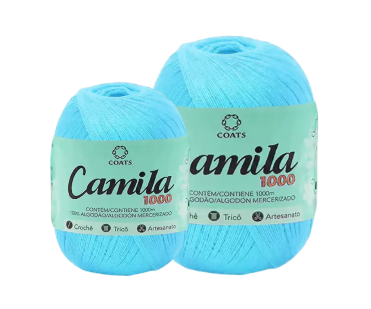 CAMILA 1000 4430 LINHA CROCHE – KIT COM 2 NOVELOS CAMILA 1000 4430 LINHA CROCHE - KIT COM 2 NOVELOS