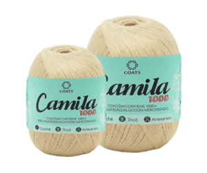 CAMILA 1000 4430 LINHA CROCHE - KIT COM 2 NOVELOS