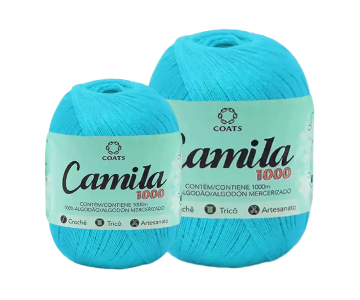 CAMILA 1000 4430 LINHA CROCHE – KIT COM 2 NOVELOS CAMILA 1000 4430 LINHA CROCHE - KIT COM 2 NOVELOS