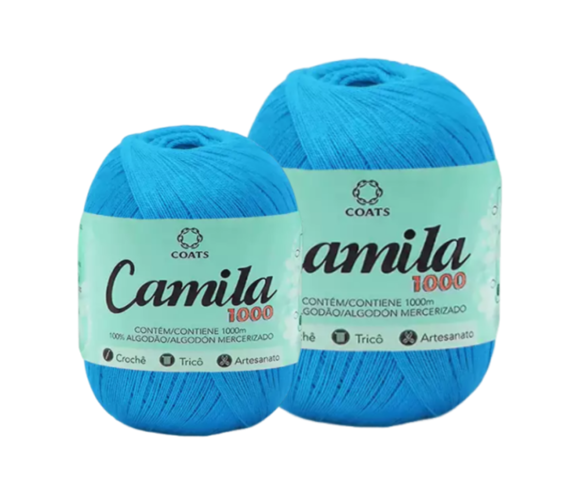 CAMILA 1000 4430 LINHA CROCHE – KIT COM 2 NOVELOS CAMILA 1000 4430 LINHA CROCHE - KIT COM 2 NOVELOS