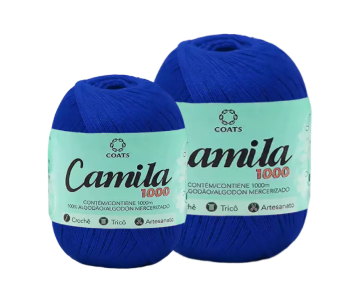 CAMILA 1000 4430 LINHA CROCHE – KIT COM 2 NOVELOS CAMILA 1000 4430 LINHA CROCHE - KIT COM 2 NOVELOS