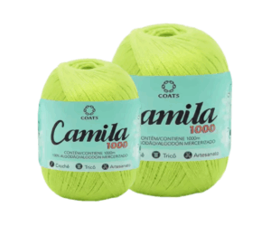 CAMILA 1000 4430 LINHA CROCHE - KIT COM 2 NOVELOS