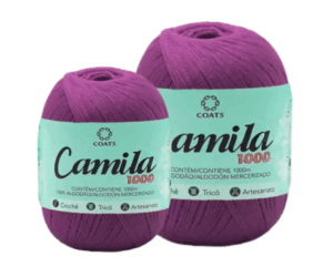 CAMILA 1000 4430 LINHA CROCHE - KIT COM 2 NOVELOS