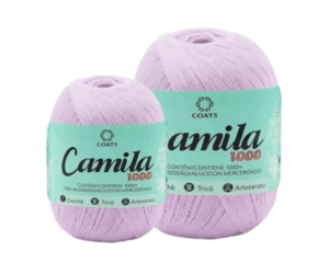 CAMILA 1000 4430 LINHA CROCHE - KIT COM 2 NOVELOS