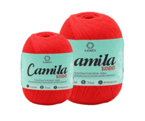 CAMILA 1000 4430 LINHA CROCHE - KIT COM 2 NOVELOS
