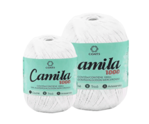 CAMILA 1000 4430 LINHA CROCHE - KIT COM 2 NOVELOS