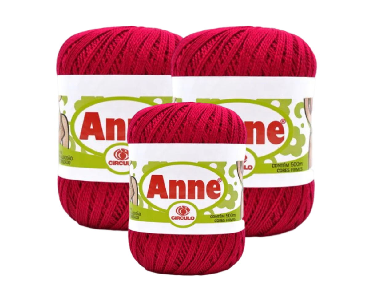 ANNE 500 CIRCULO – KIT COM 3 NOVELOS ANNE 500 CIRCULO - KIT COM 3 NOVELOS