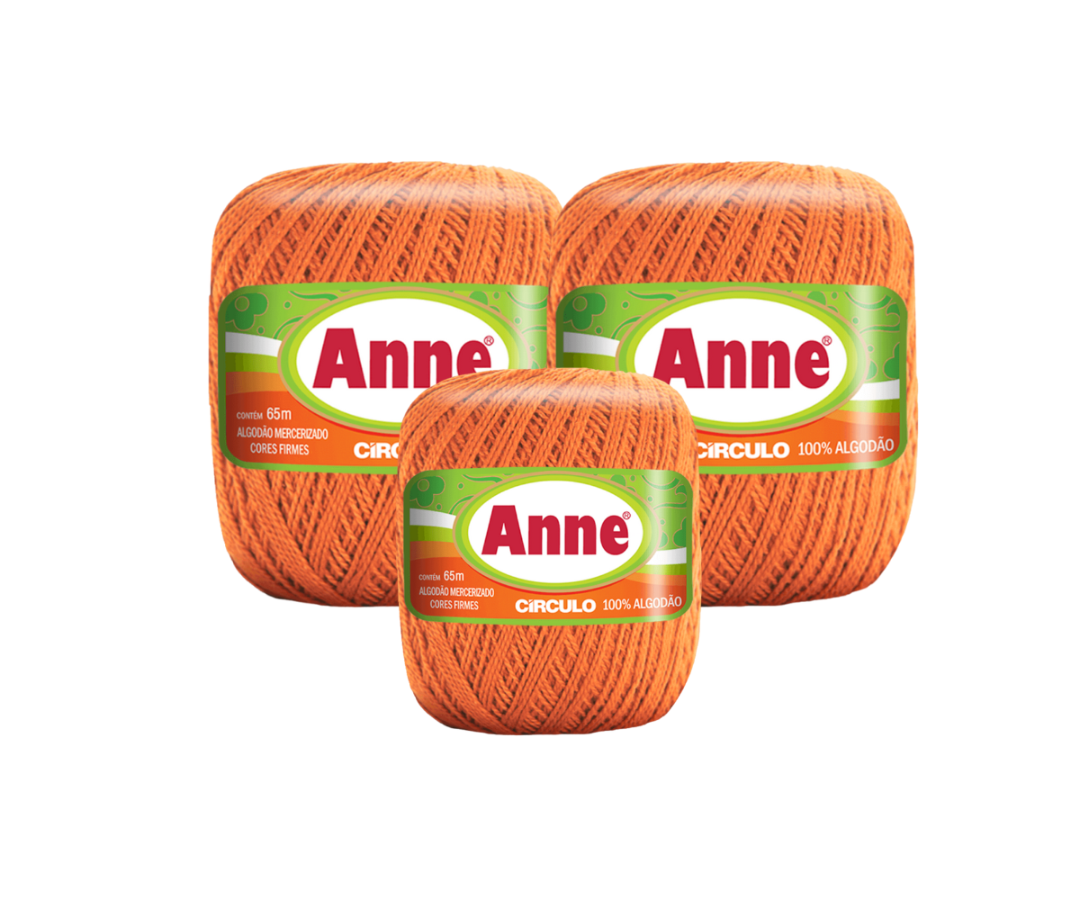 ANNE 500 CIRCULO – KIT COM 3 NOVELOS ANNE 500 CIRCULO - KIT COM 3 NOVELOS