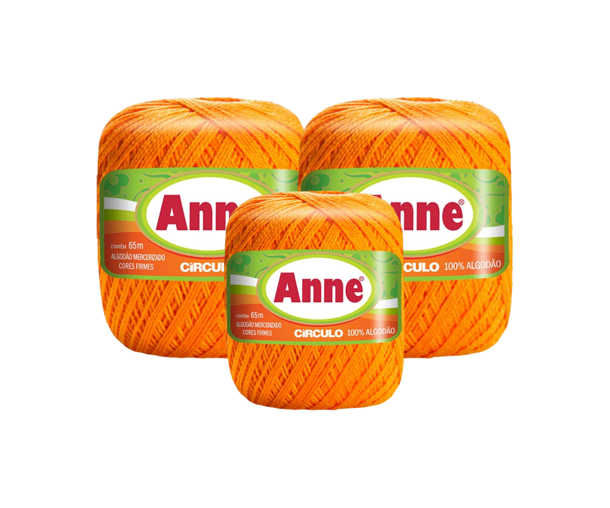 ANNE 500 CIRCULO – KIT COM 3 NOVELOS ANNE 500 CIRCULO - KIT COM 3 NOVELOS