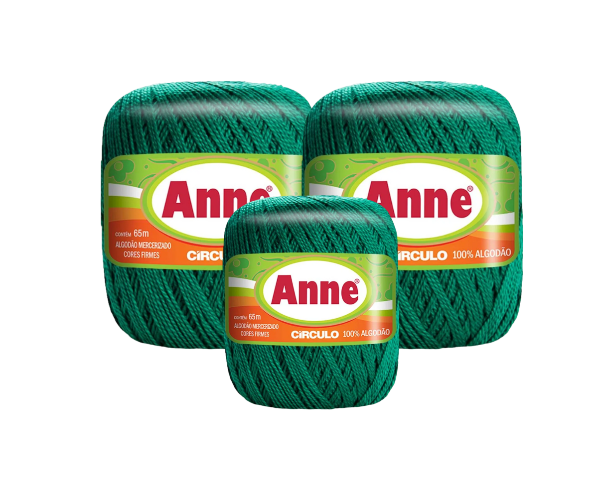 ANNE 500 CIRCULO – KIT COM 3 NOVELOS ANNE 500 CIRCULO - KIT COM 3 NOVELOS