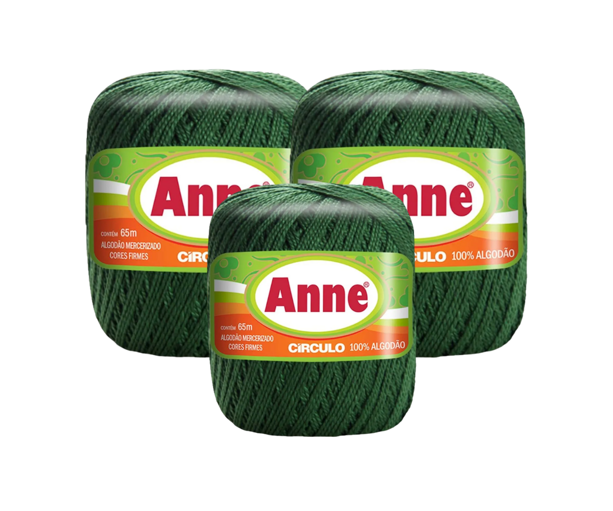 ANNE 500 CIRCULO – KIT COM 3 NOVELOS ANNE 500 CIRCULO - KIT COM 3 NOVELOS