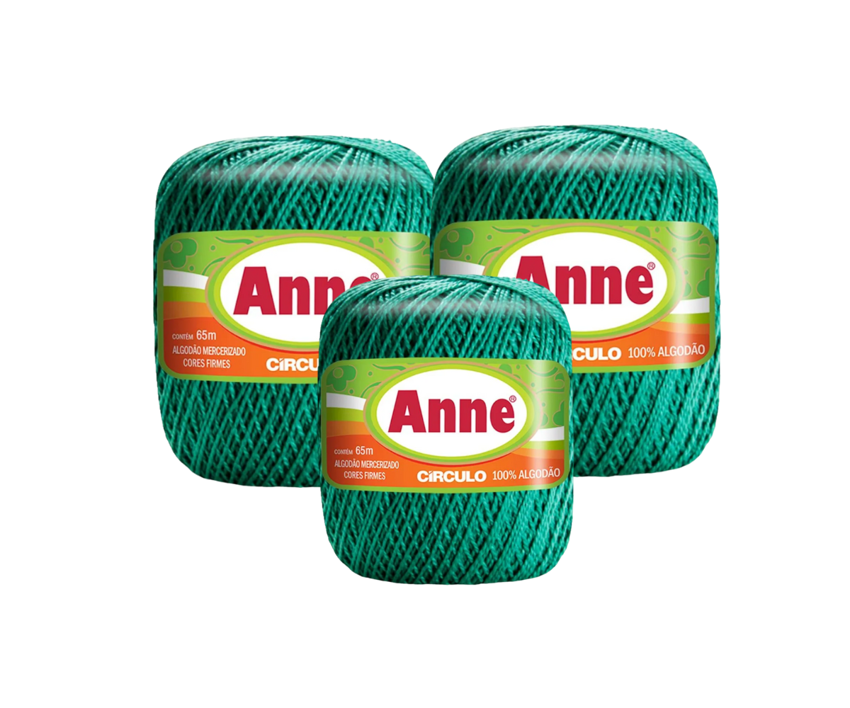 ANNE 500 CIRCULO – KIT COM 3 NOVELOS ANNE 500 CIRCULO - KIT COM 3 NOVELOS