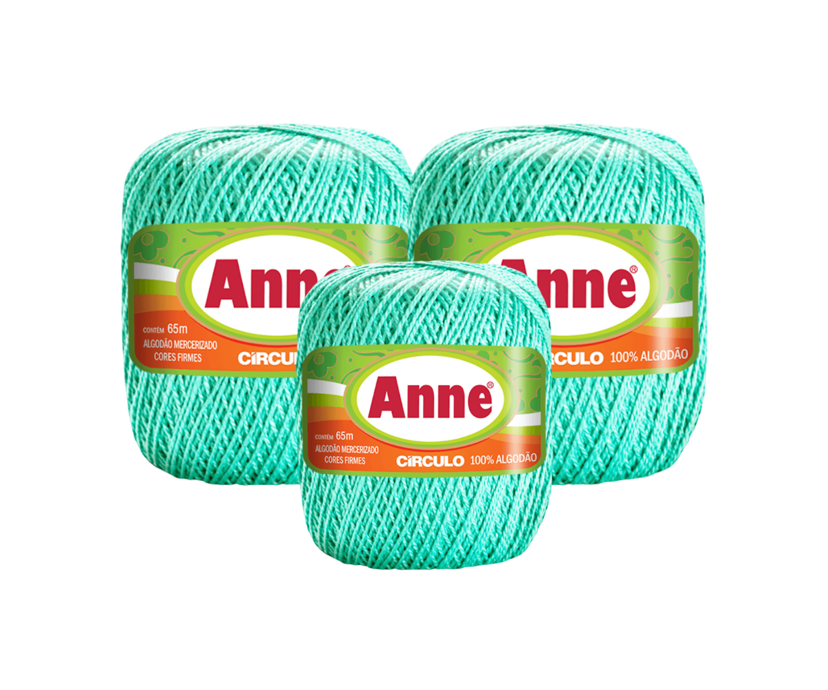ANNE 500 CIRCULO – KIT COM 3 NOVELOS ANNE 500 CIRCULO - KIT COM 3 NOVELOS