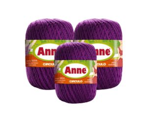 ANNE 500 CIRCULO - KIT COM 3 NOVELOS