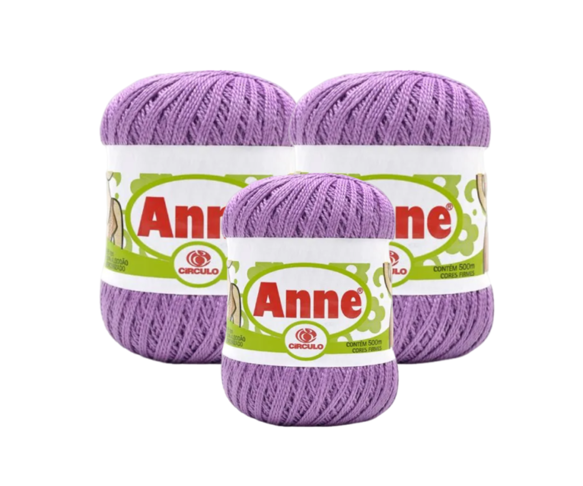 ANNE 500 CIRCULO – KIT COM 3 NOVELOS ANNE 500 CIRCULO - KIT COM 3 NOVELOS