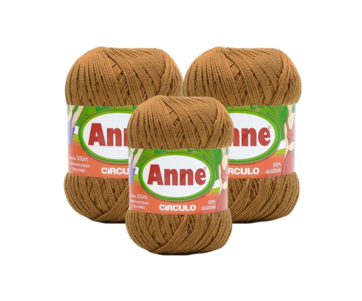 ANNE 500 CIRCULO – KIT COM 3 NOVELOS ANNE 500 CIRCULO - KIT COM 3 NOVELOS