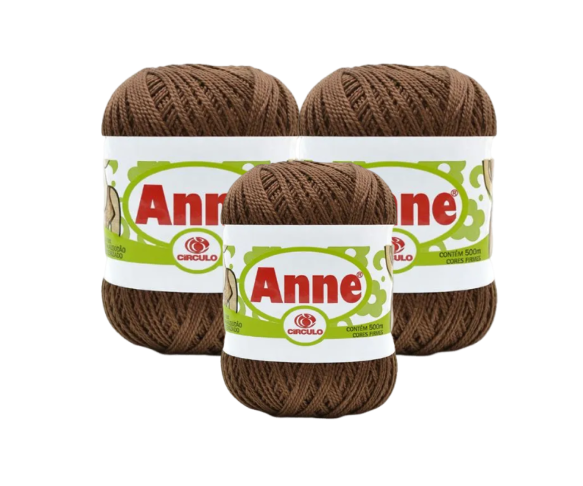 ANNE 500 CIRCULO – KIT COM 3 NOVELOS ANNE 500 CIRCULO - KIT COM 3 NOVELOS
