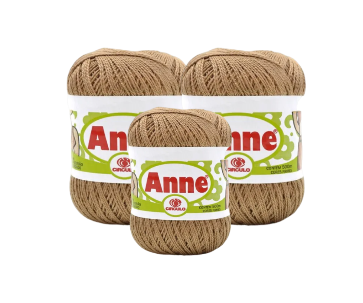 ANNE 500 CIRCULO – KIT COM 3 NOVELOS ANNE 500 CIRCULO - KIT COM 3 NOVELOS