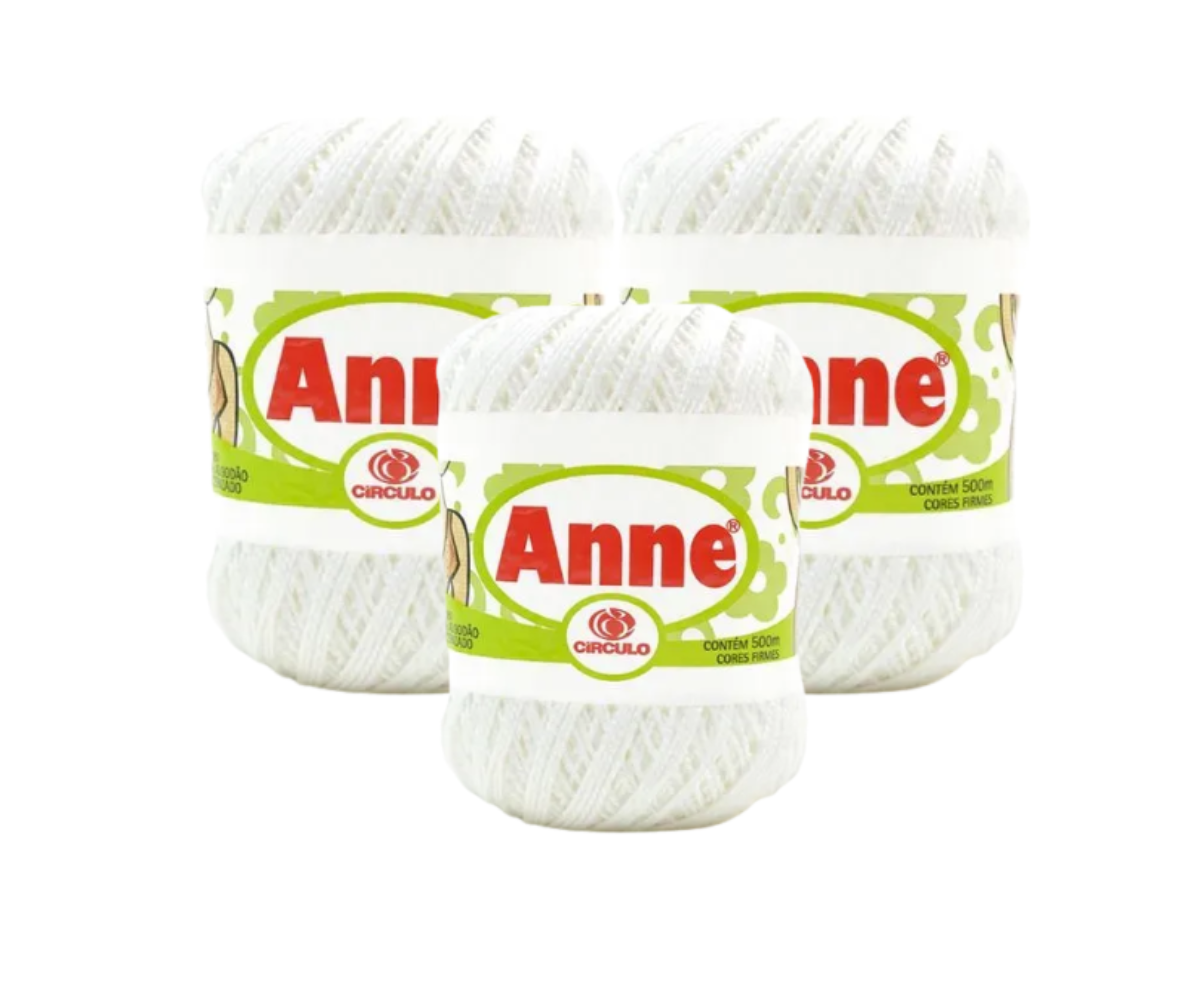ANNE 500 CIRCULO – KIT COM 3 NOVELOS ANNE 500 CIRCULO - KIT COM 3 NOVELOS
