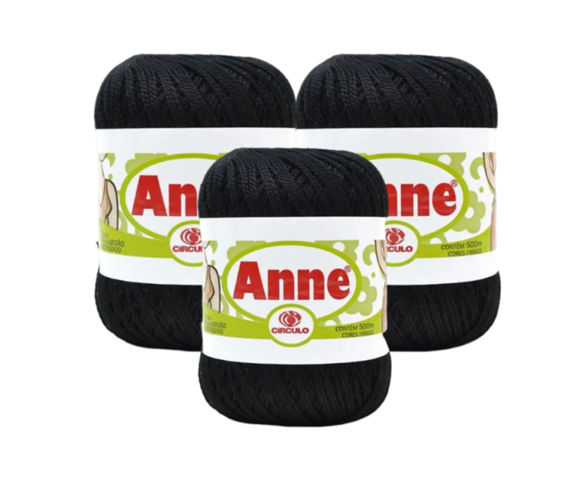 ANNE 500 CIRCULO – KIT COM 3 NOVELOS ANNE 500 CIRCULO - KIT COM 3 NOVELOS