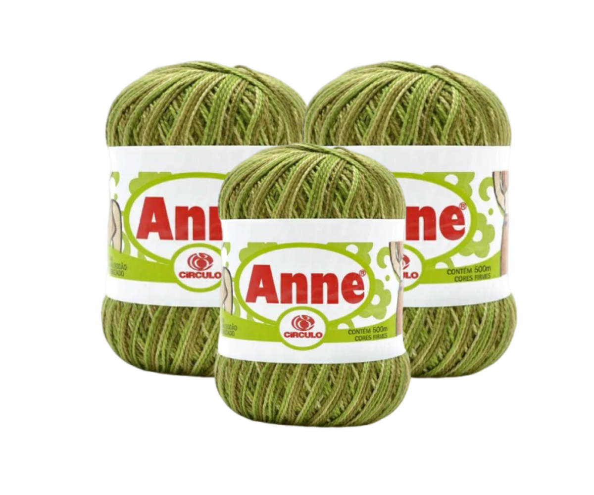 ANNE 500 CIRCULO – KIT COM 3 NOVELOS ANNE 500 CIRCULO - KIT COM 3 NOVELOS
