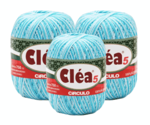 LINHA CLEA 5 MULTICOLOR CIRCULO 750M - KIT COM 3 NOVELOS