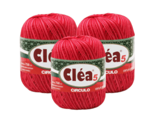LINHA CLEA 5 MULTICOLOR CIRCULO 750M - KIT COM 3 NOVELOS